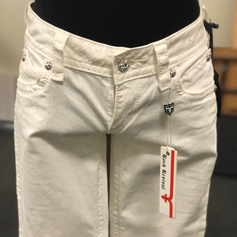 Rock Revival White Jeans